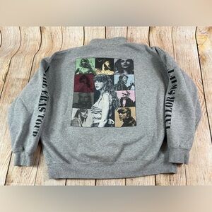 Taylor Swift The Eras Tour 2023-2024 Official Merch Quarter Zip Sweatshirt Large